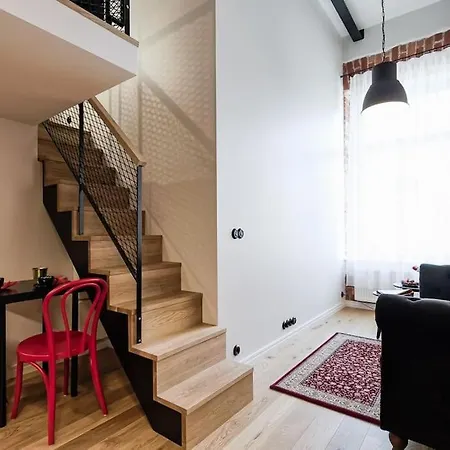 Apartment Loft Black And Red